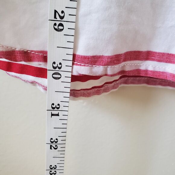 Free Planet Mens L Shirt Button Front American Flag Reverse Print Cotton USA - Picture 12 of 13